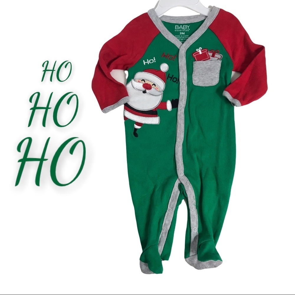 NWT BABY Essentials Christmas Long Sleeve Bodysuit